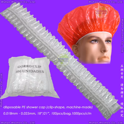 Quirúrgico/Médico/Dental/Enfermería/Scrub/Space/Mob/Mop/Trabajo/Snood/SMS Tapa de PP desechable no tejida para médico/cirujano/enfermera/trabajador(Bouffant/Ronda/Plisada/Tira/Clip)