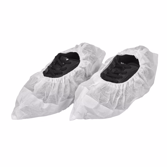 Cubierta de zapato no tejida impermeable recubierta de PP+CPE de alta calidad