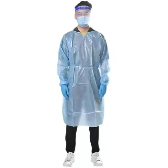 Vestido médico quirúrgico protector disponible del aislamiento de la prenda impermeable del nivel 2